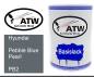 Preview: Hyundai, Pebble Blue Pearl, PB2: 500ml Lackdose, von ATW Autoteile West.